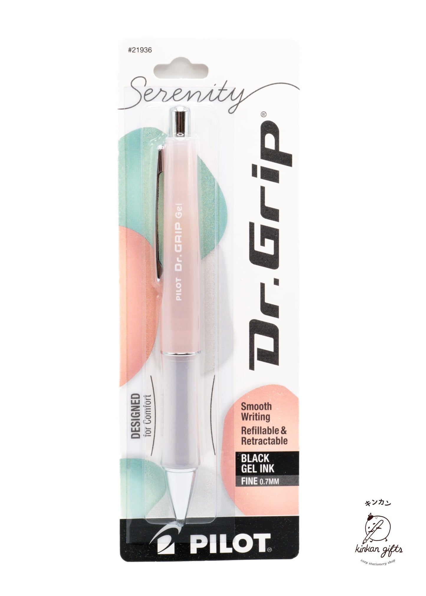 JPT Light Pink Dr Grip Serenity Gel Ink