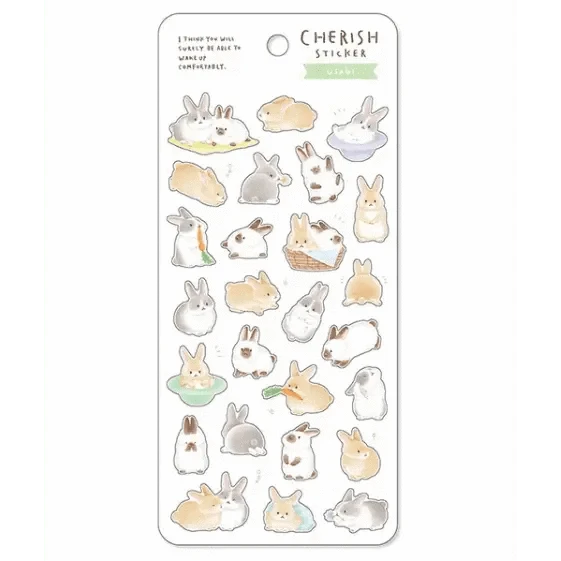 MIND WAVE Sticker Sheet Rabbit Stickers