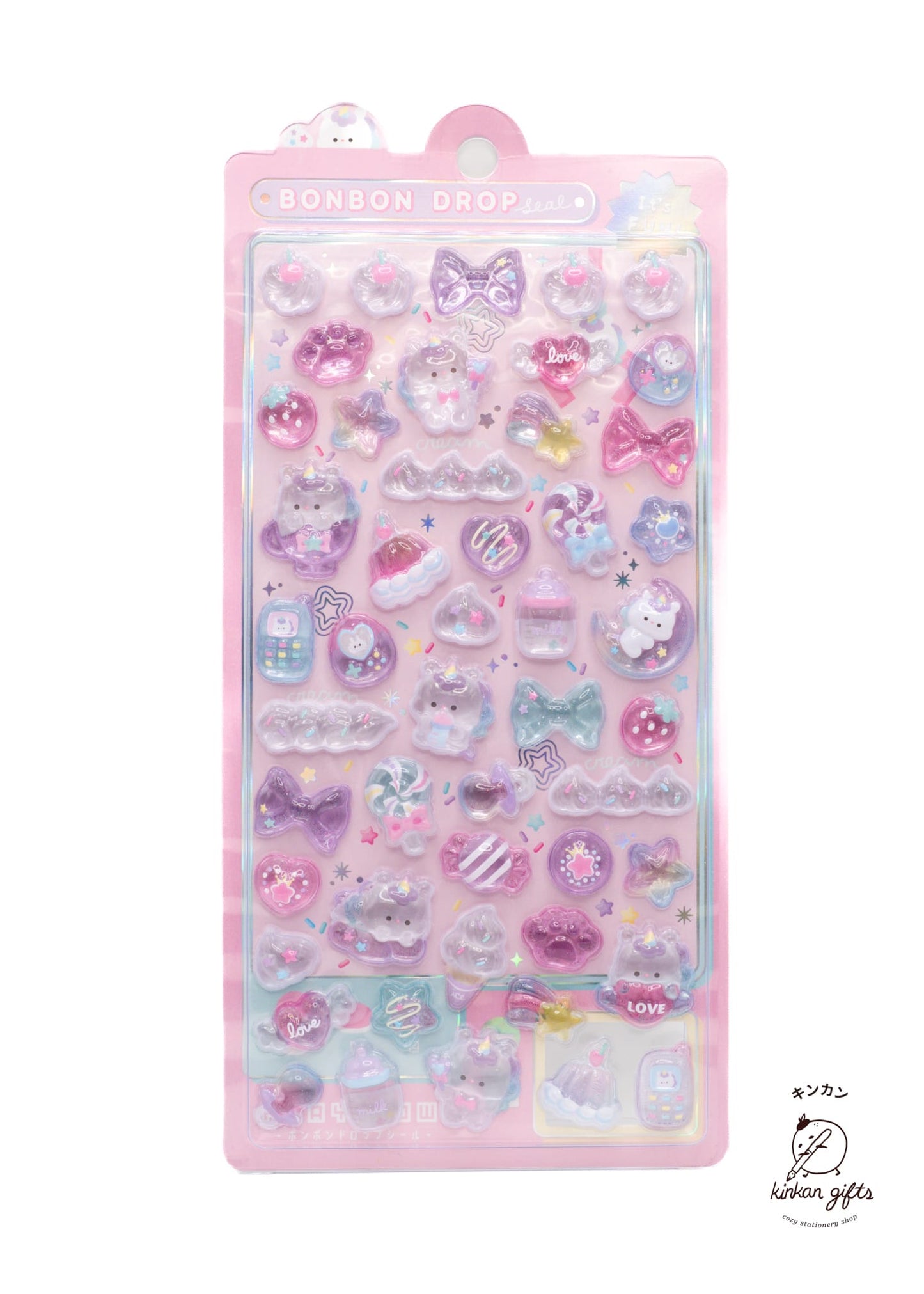 Spoon Inc. Decorative Stickers Nihao Bon Bon Drop Seal - It's FUN!