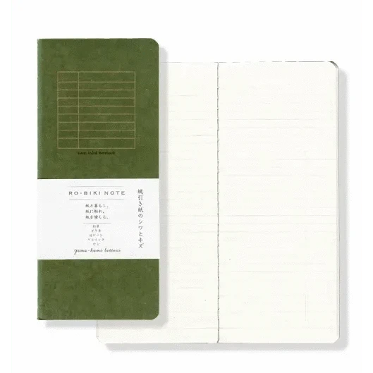 Super Delivery Notebooks & Notepads 5mm Reticle Squared RO-BIKI Note Book - Green