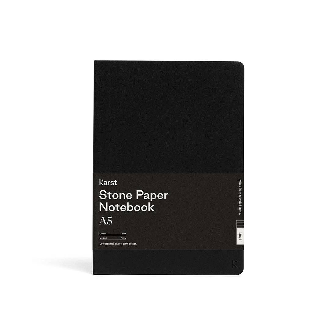 Ameico Black Karst - A5 Softcover Notebook - Lined