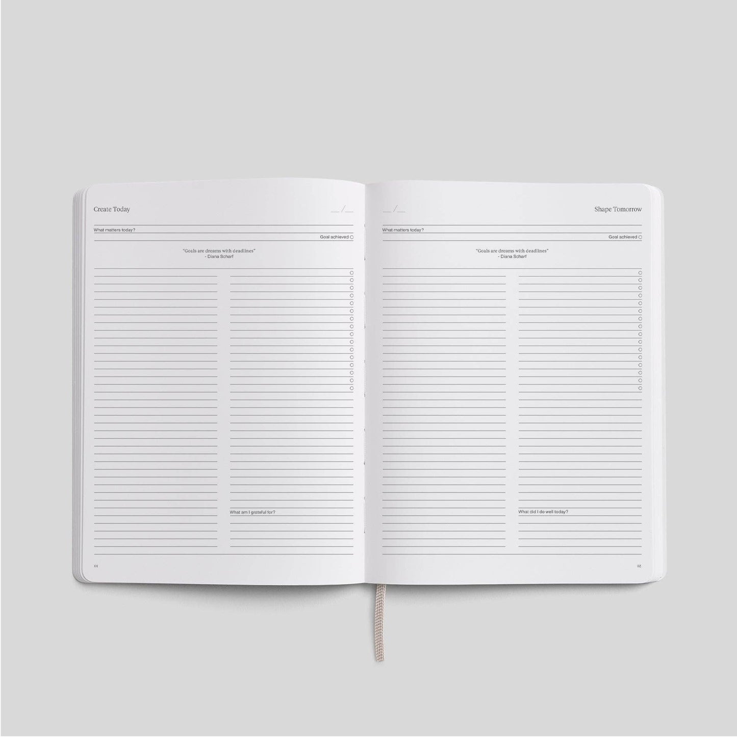 Ameico Burgundy Karst - B5 Softcover Undated Planner