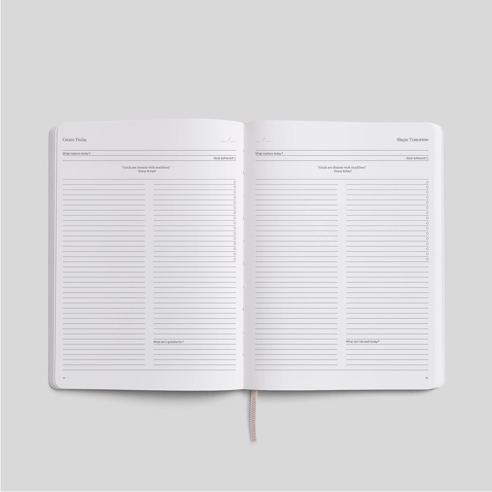 Ameico Burgundy Karst - B5 Softcover Undated Planner