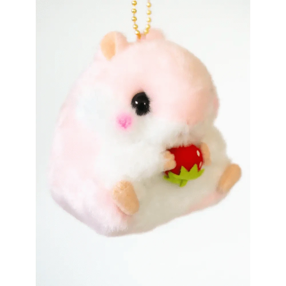 Amuse,Inc. Keychains Pink Hamster Keychain Plush