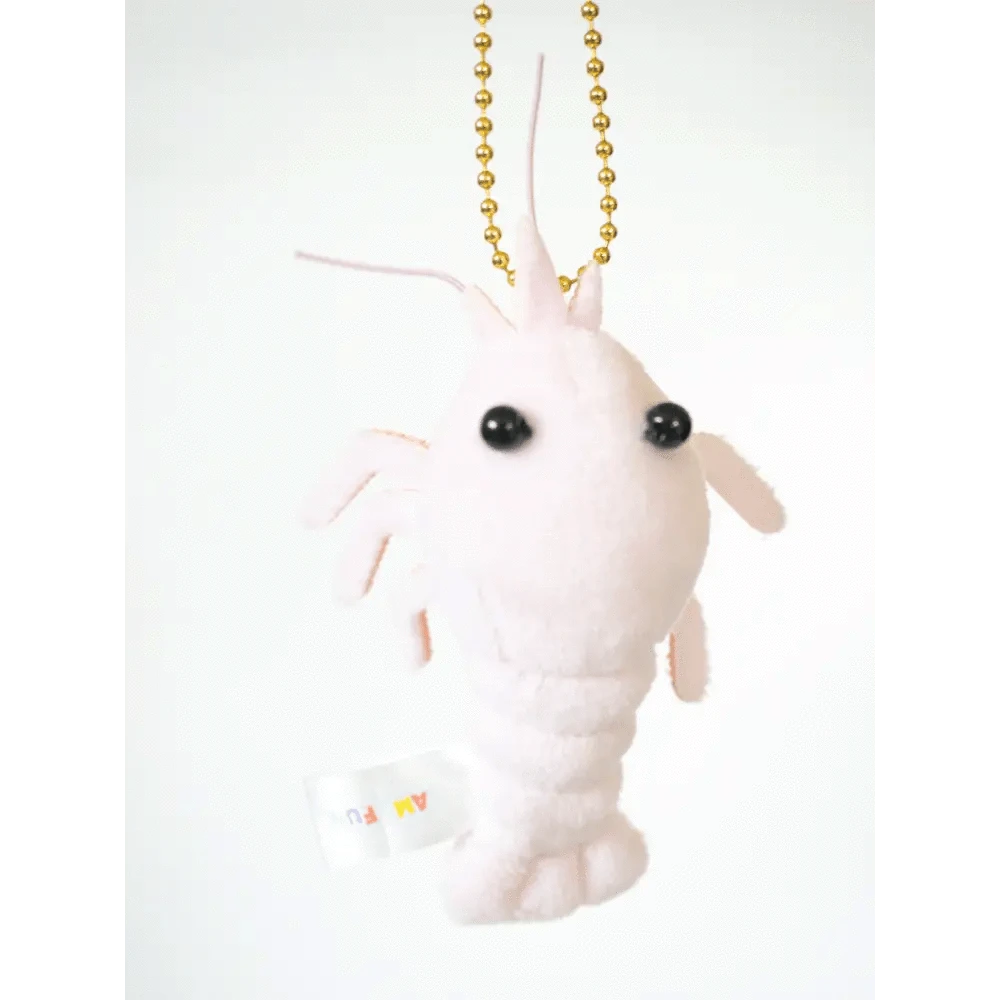 Amuse,Inc. Keychains Pink Shrimp Keychain Plush