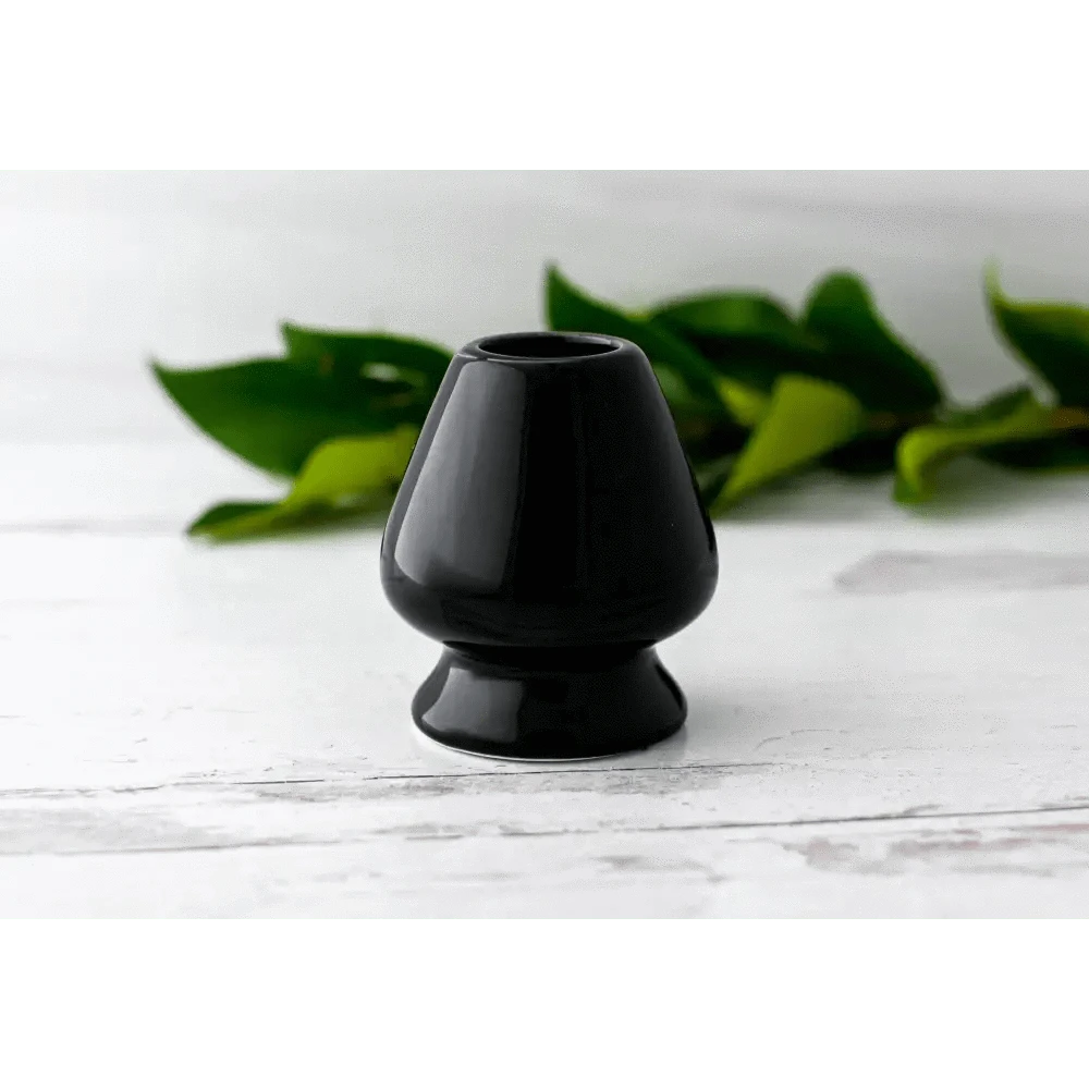 Aprikalife Tea & Tea Sets Black Black Matcha Whisk Holder (Ceramic Chasen Holder)