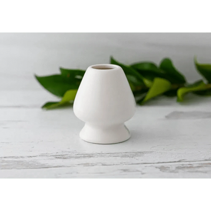 Aprikalife Tea & Tea Sets Black Matcha Whisk Holder (Ceramic Chasen Holder) 3x2.5 in