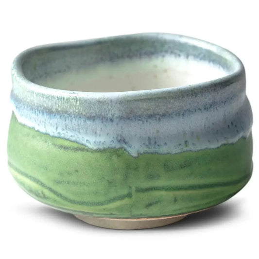 Aprikalife Tea & Tea Sets Handmade Japanese Sea Matcha Tea Bowl