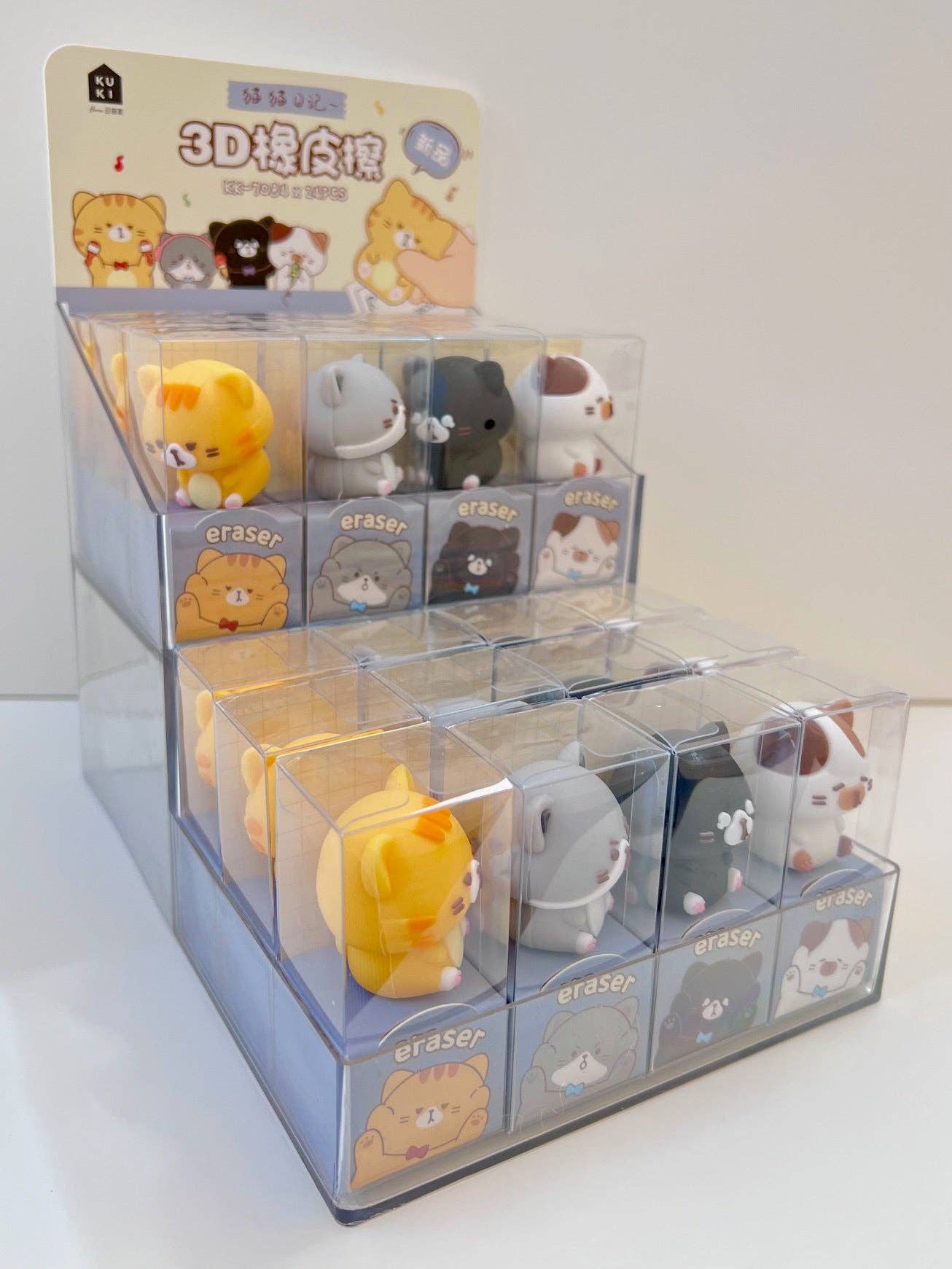 BCmini Cat Diary Erasers-24