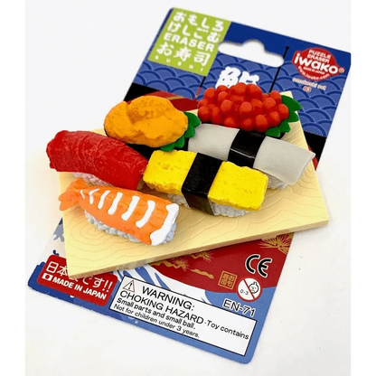 BCmini Erasers Iwako Sushi Eraser Card