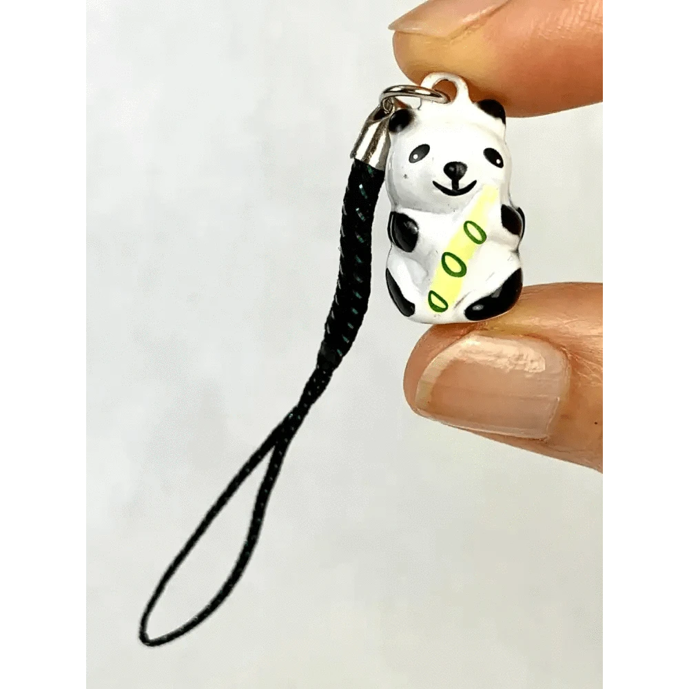 BCmini Keychains Panda Bamboo Bell