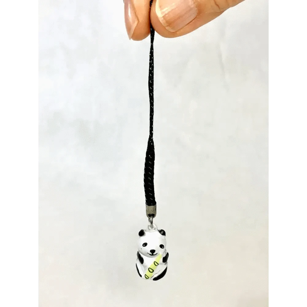 BCmini Keychains Panda Bamboo Bell