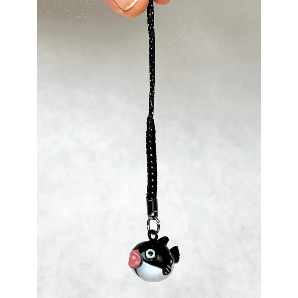 BCmini Keychains Puffy Fish Bell