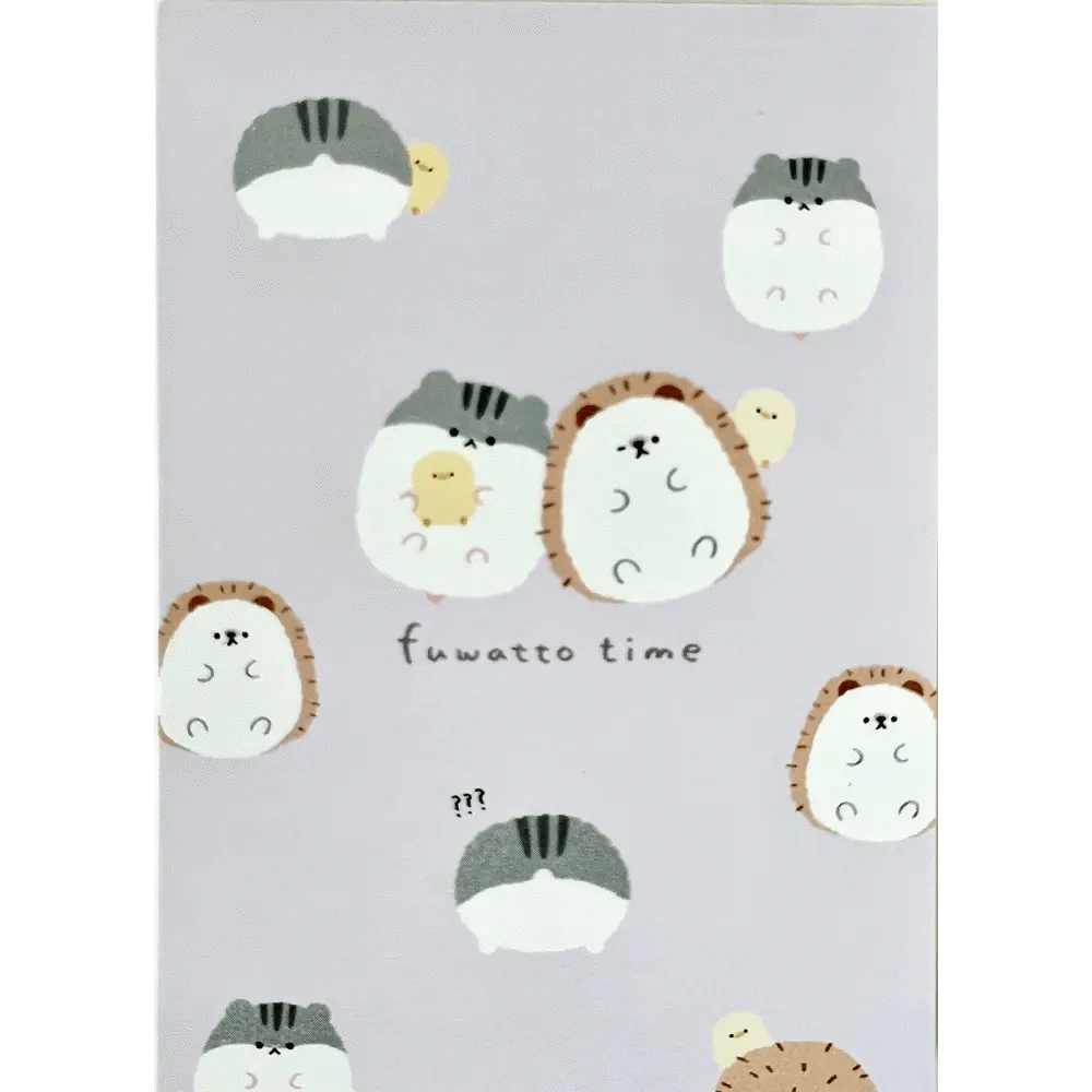 BCmini Memo & Notepads Hamster Hedgehog Mini Notepad