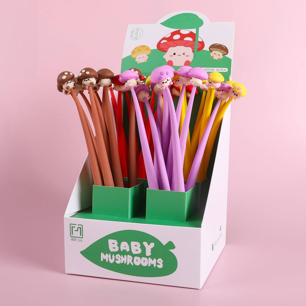 BCmini MUSHROOM BUDDY WIGGLE GEL PEN
