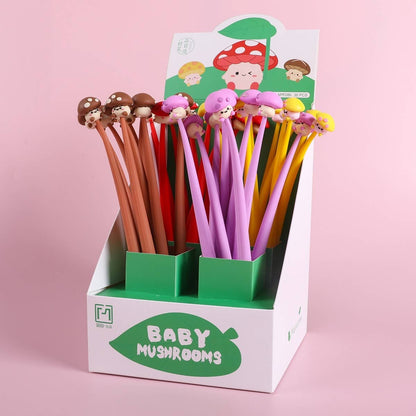 BCmini MUSHROOM BUDDY WIGGLE GEL PEN