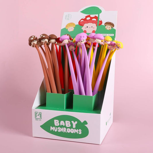 BCmini MUSHROOM BUDDY WIGGLE GEL PEN