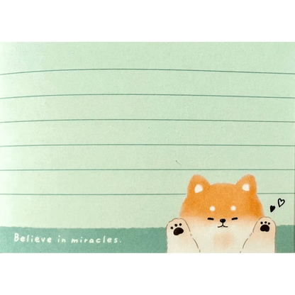 BCmini Notebooks & Notepads CRUX Shiba Dog Mini Notepad-10