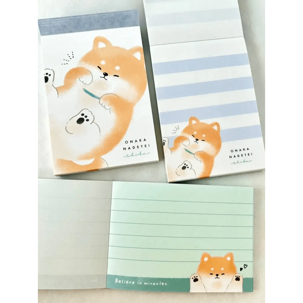 BCmini Notebooks & Notepads CRUX Shiba Dog Mini Notepad-10