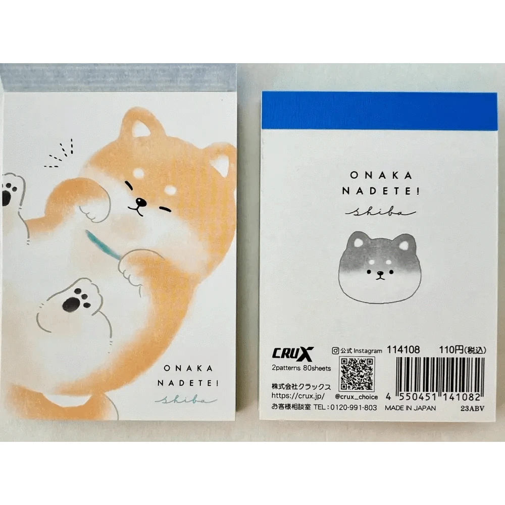 BCmini Notebooks & Notepads CRUX Shiba Dog Mini Notepad-10