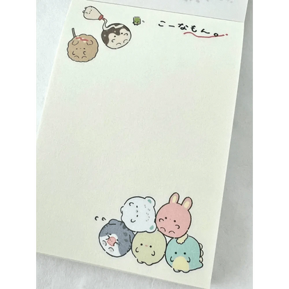 BCmini Notebooks & Notepads Round Animals Takoyaki Mini Notepad