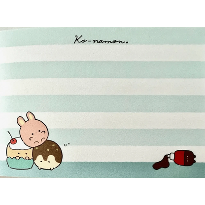 BCmini Notebooks & Notepads Round Animals Takoyaki Mini Notepad