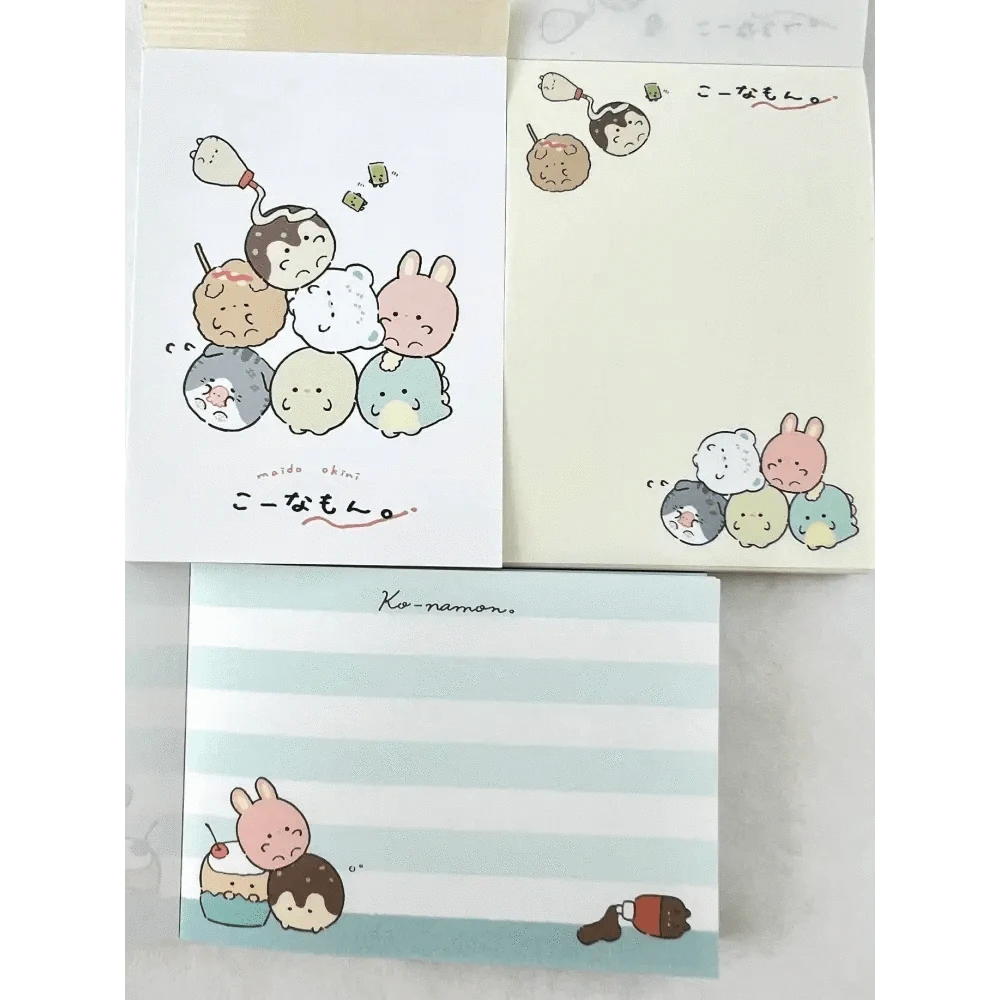 BCmini Notebooks & Notepads Round Animals Takoyaki Mini Notepad