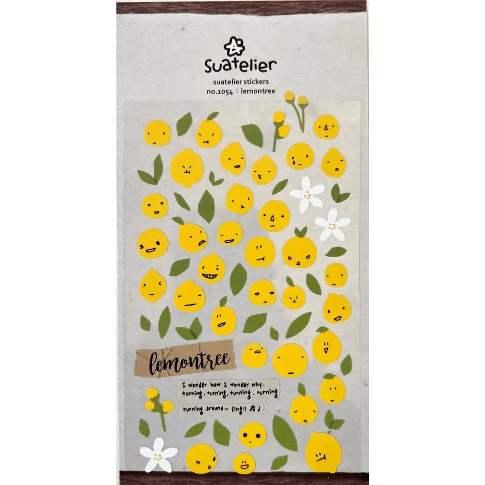 BCmini Sticker Sheet LEMON TREE STICKERS