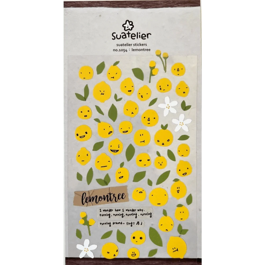 BCmini Sticker Sheet LEMON TREE STICKERS
