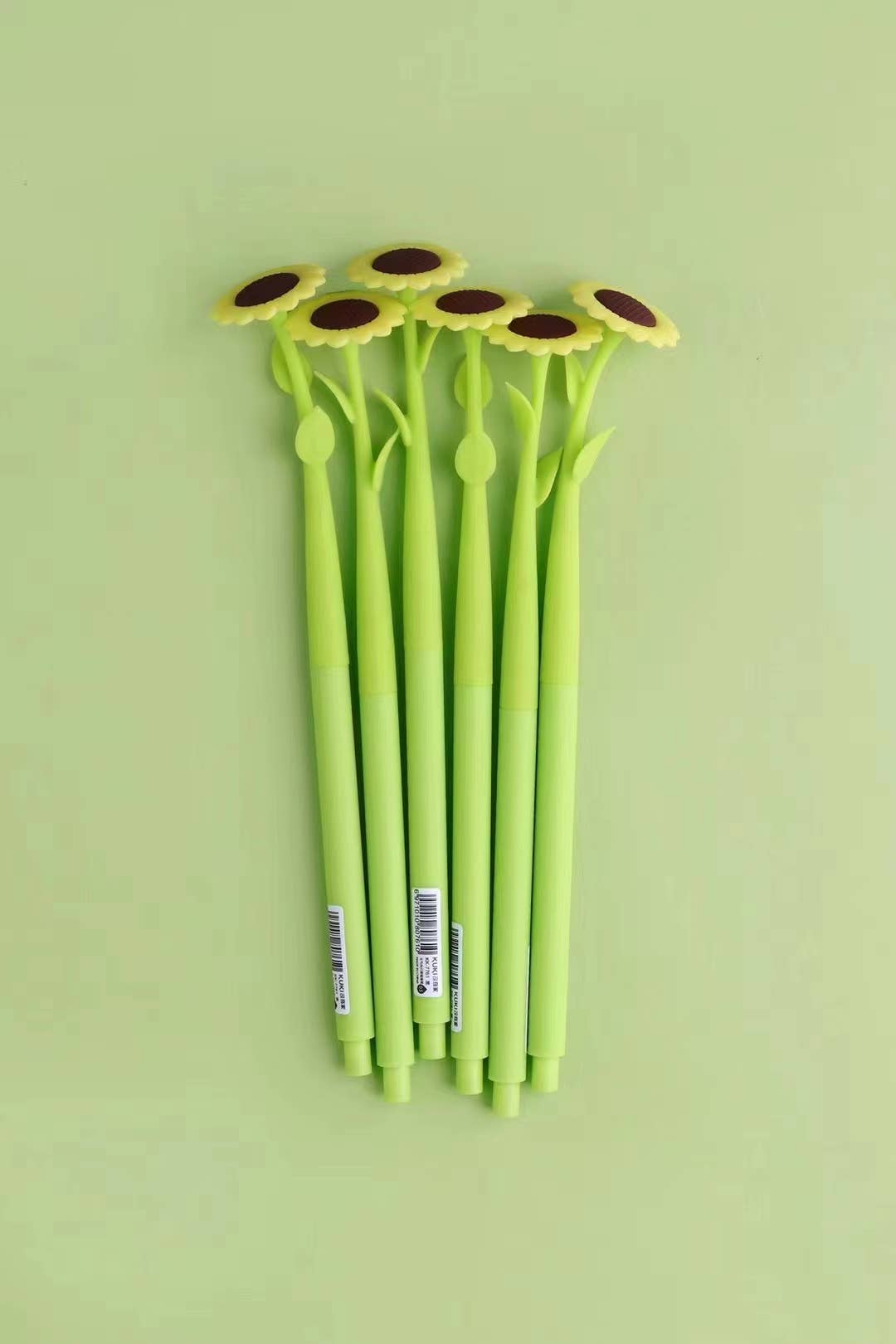 BCmini SUNFLOWER FLOWER WIGGLE GEL PEN-24
