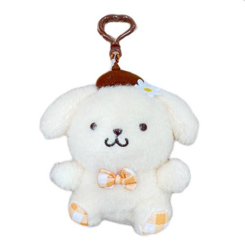BCZShop Keychains Sanrio Plaid Plush Keychain - Pompompurin