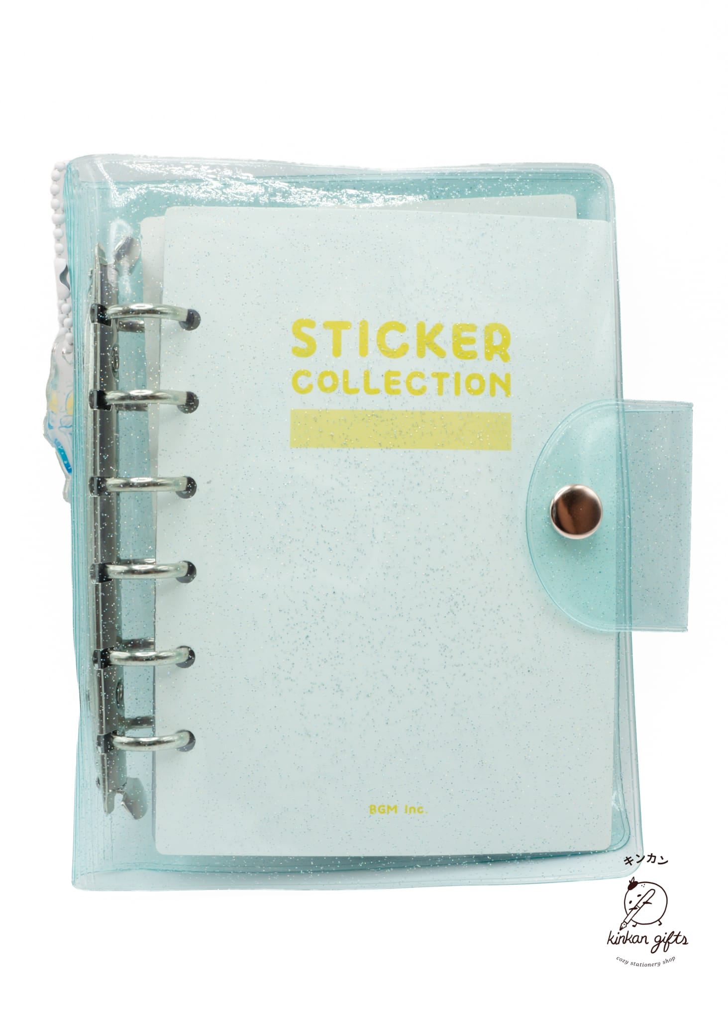BGM INC. Decorative Stickers Light Blue BGM - Reusable Sticker Book - A6