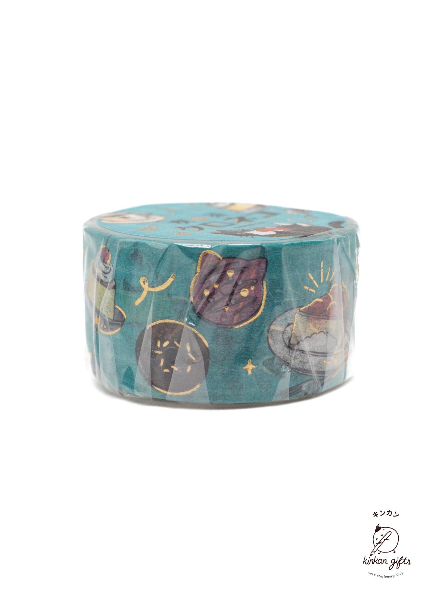 BGM INC. Washi Tape BGM Washi Tape Black-cat Coffee Shop Cat