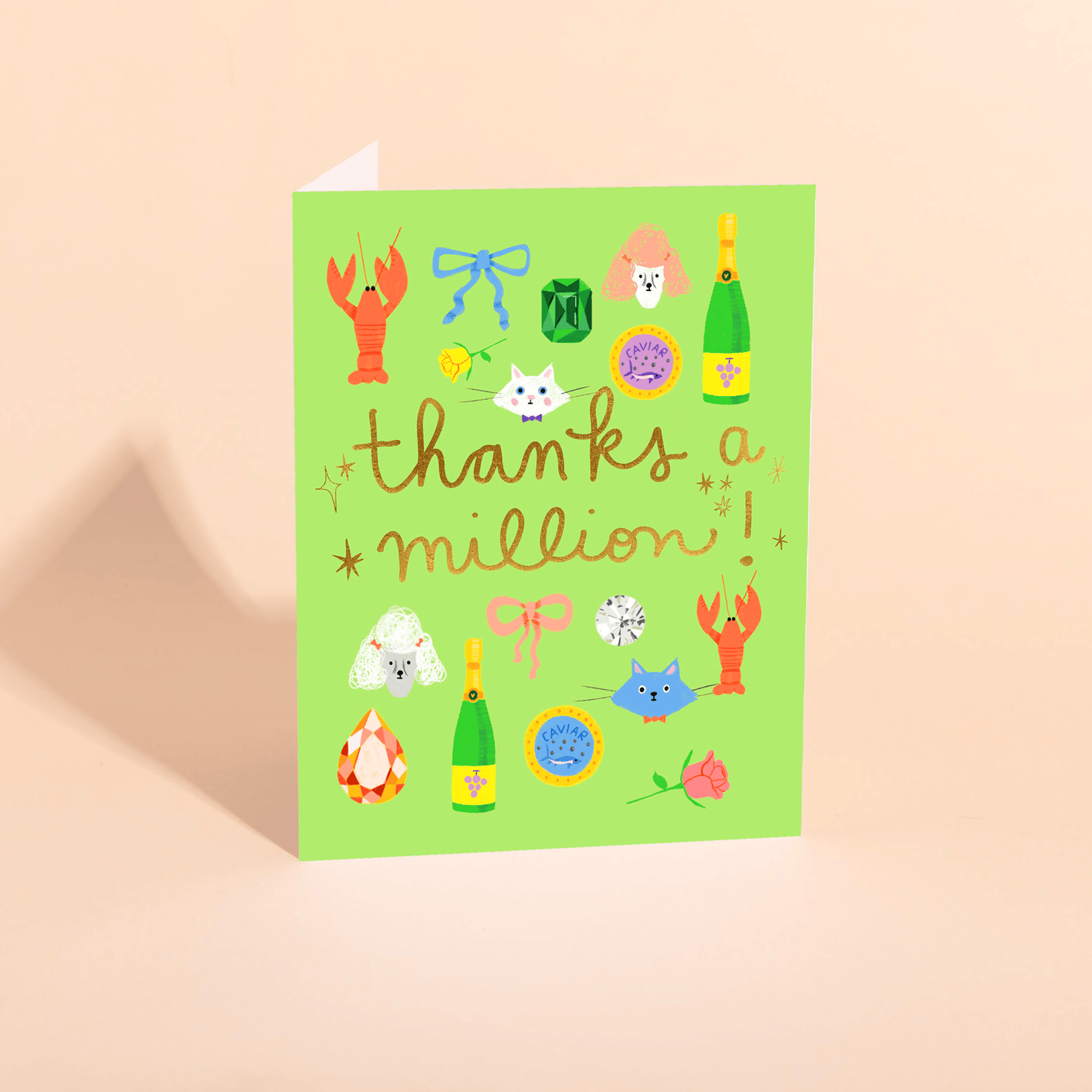 Carolyn Suzuki Greeting Cards FANCY PANTS - Everyday Greeting Card