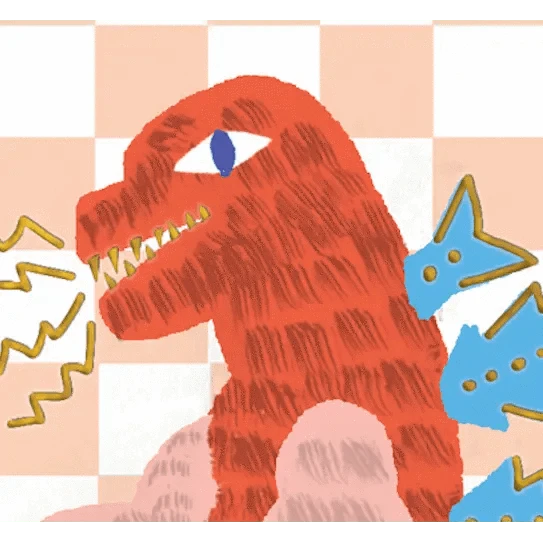 Carolyn Suzuki Greeting Cards KAIJU - Birthday Card