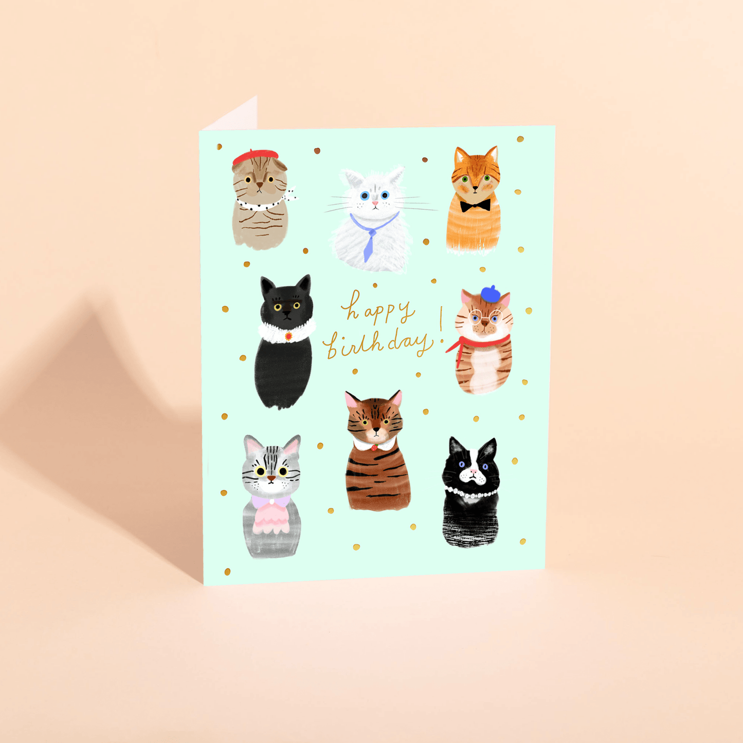 Carolyn Suzuki PARTY CATS  - Birthday Card