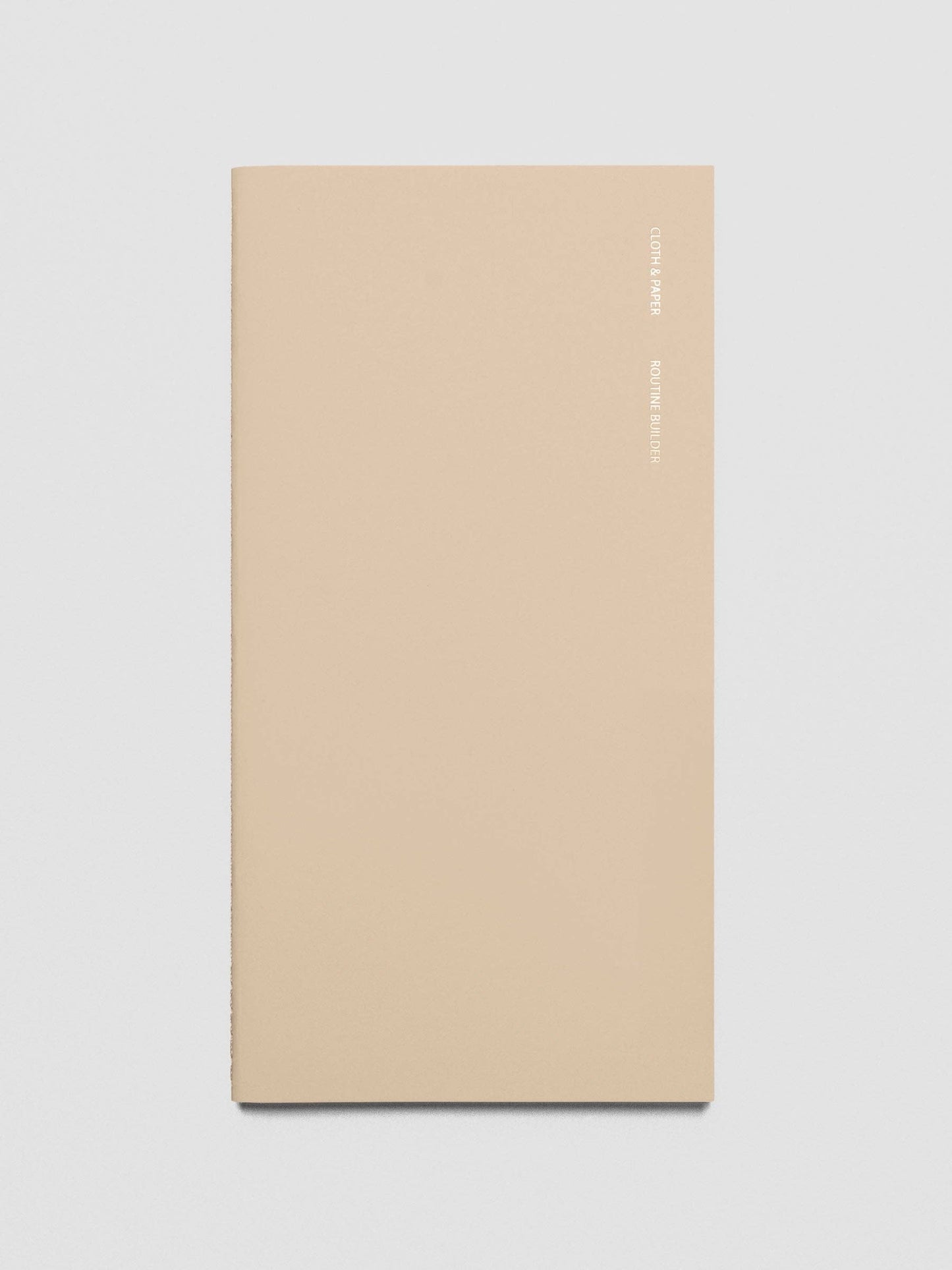 Cloth & Paper Routine Builder Notebook | A5 Slim | Beignet Travel Notebook | A5 Slim