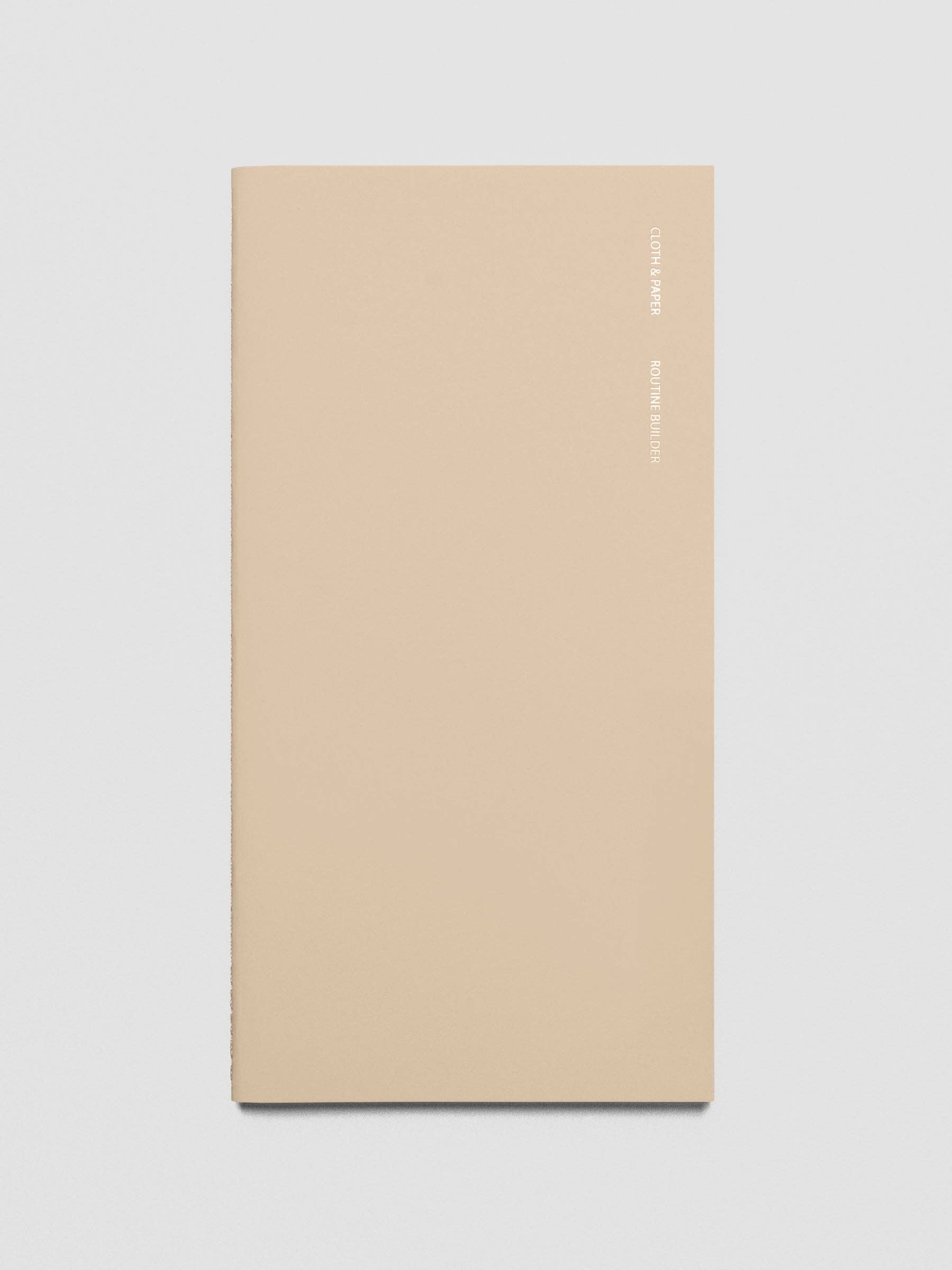 Cloth & Paper Routine Builder Notebook | A5 Slim | Beignet Travel Notebook | A5 Slim