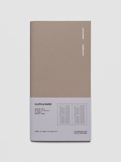 Cloth & Paper Travel Notebook | A5 Slim