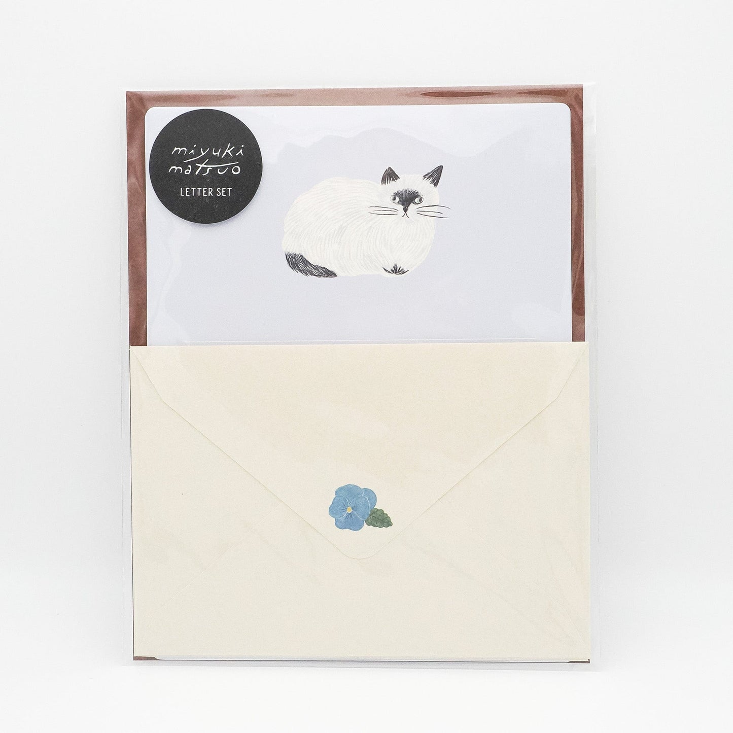 EL COMMUN Greeting Cards Matsuo Miyuki - Cat Letter Set - Repos