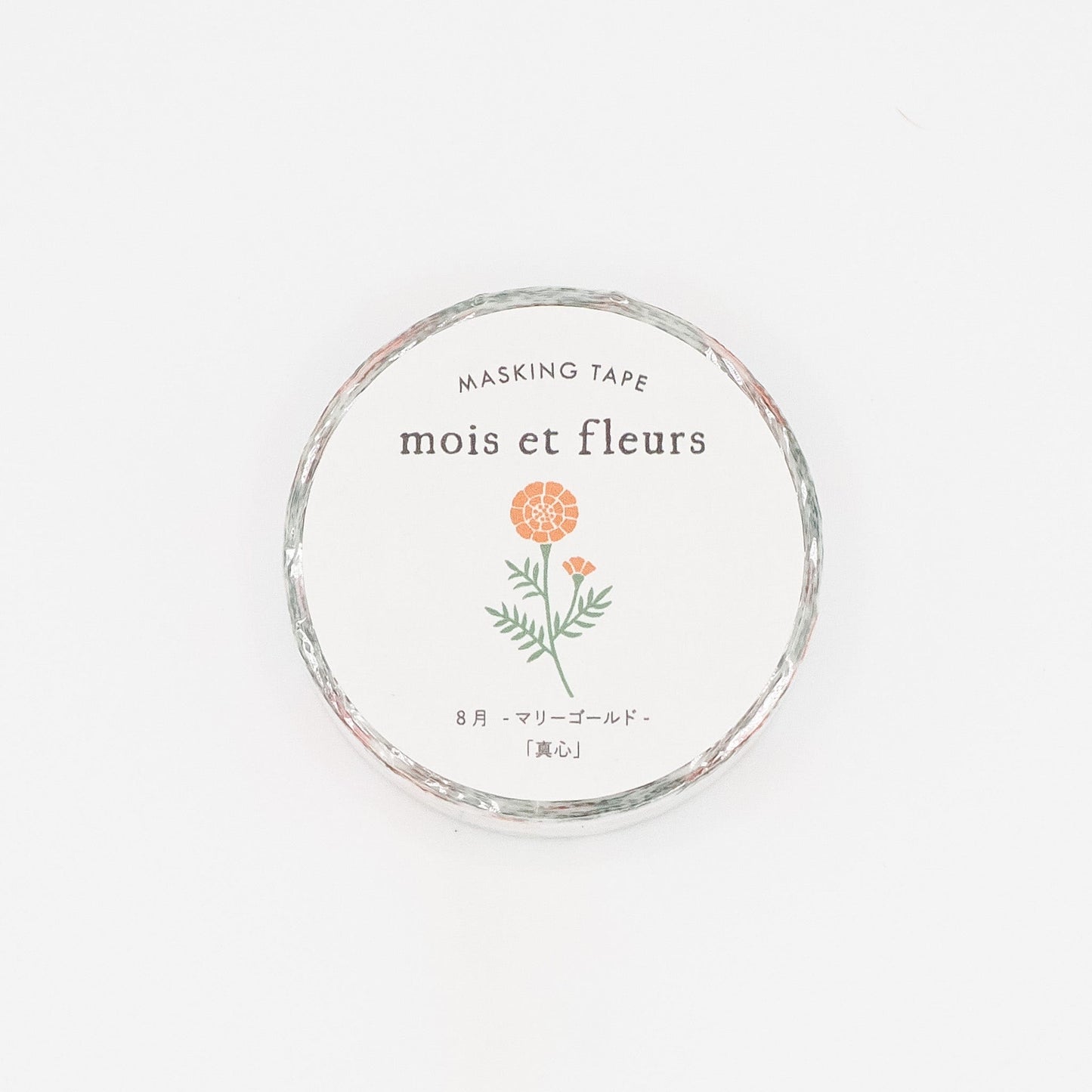 EL COMMUN Washi Tape Mois et Fleurs Washi Tape - Marigold Pattern