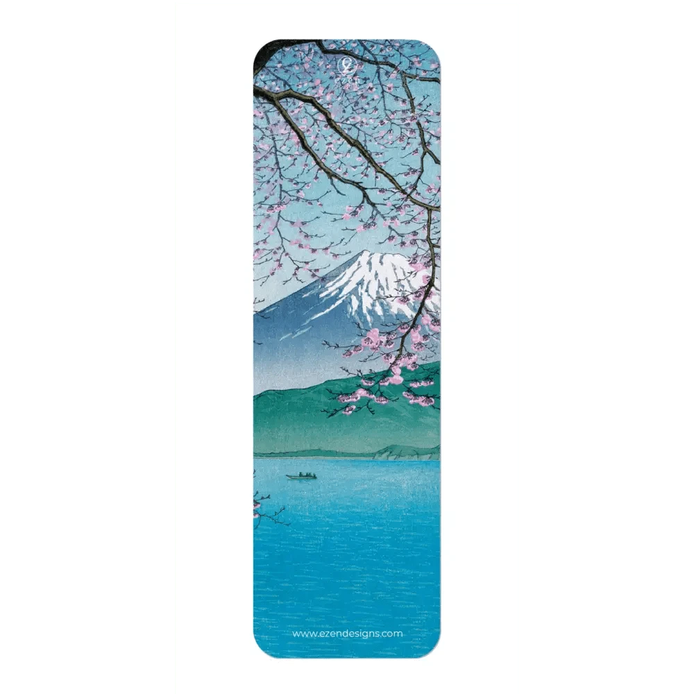 Ezen Trade bookmarks MOUNT FUJI IN SPRINGTIME: Japanese Bookmark