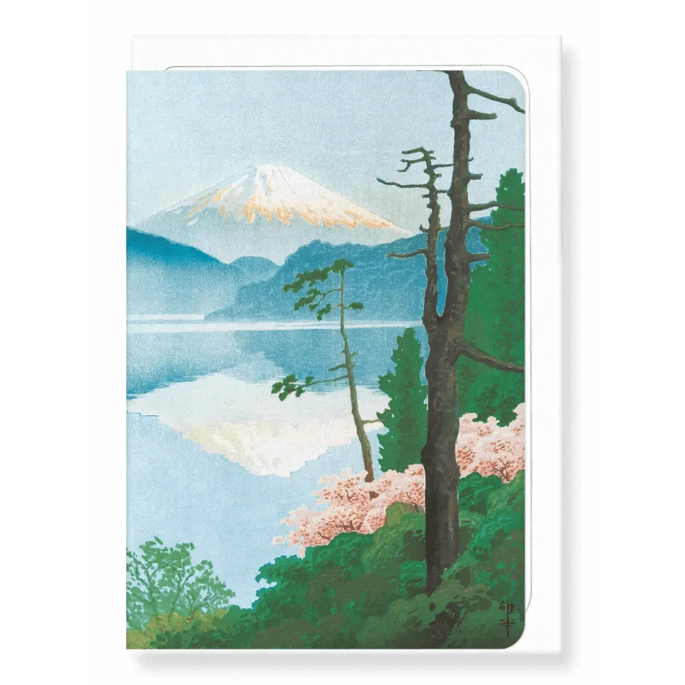 Ezen Trade Greeting Cards MOUNT FUJI FROM TAGANOURA (C. 1930): Greeting Card