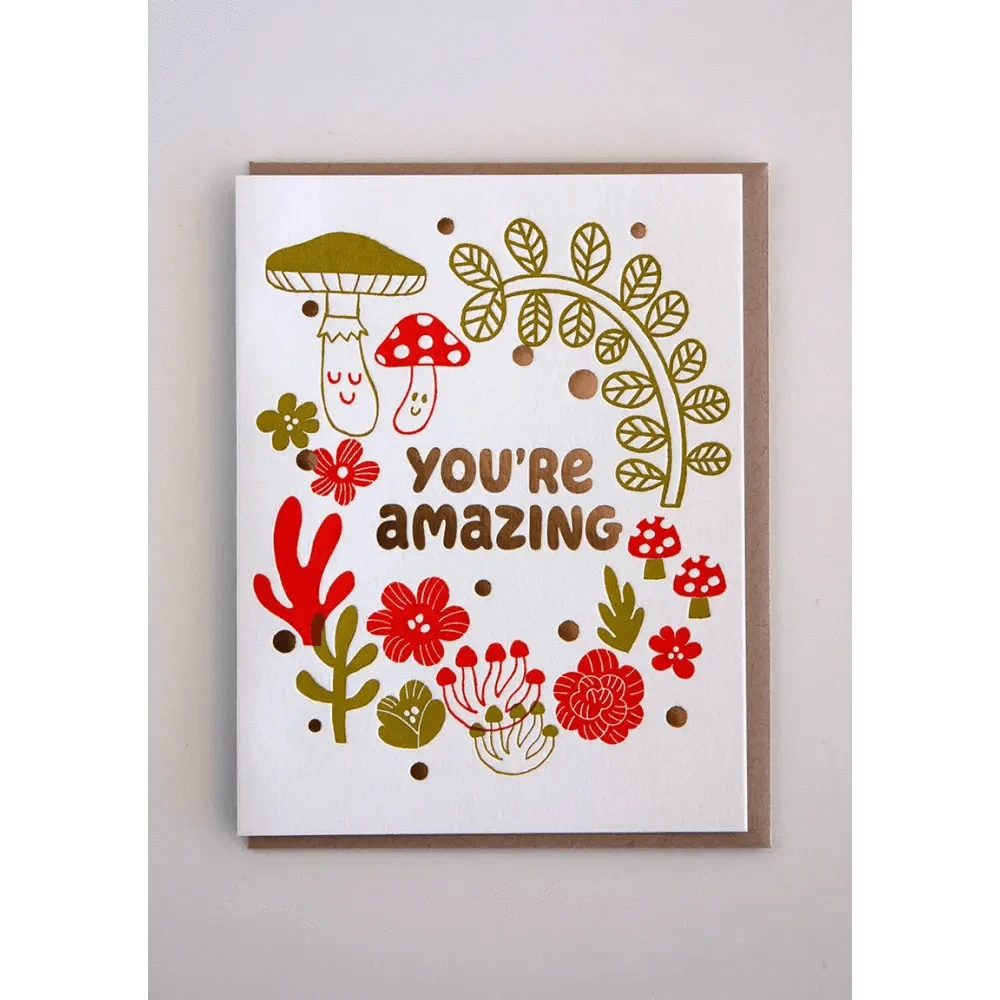 Fugu Fugu Press Greeting Cards Amazing Mushrooms
