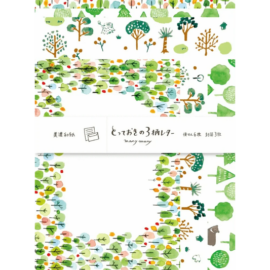 FURUKAWASHIKO Letter Sets Forest Letter Set