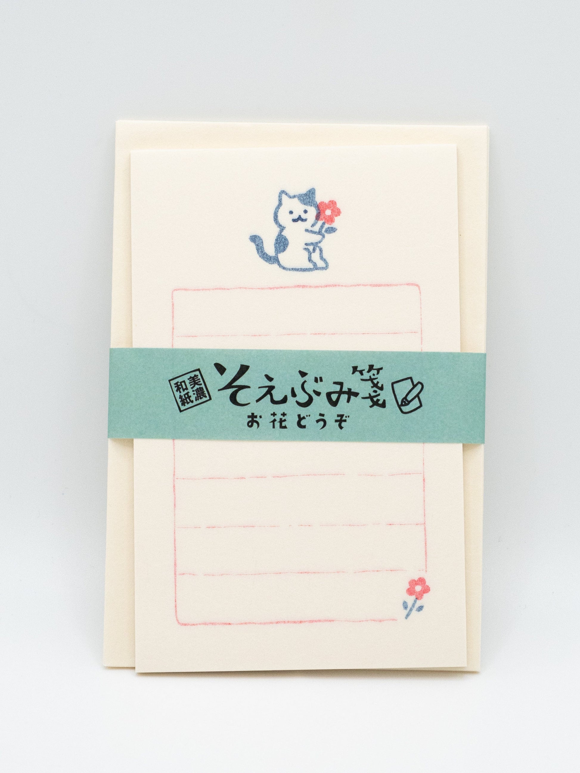 FURUKAWASHIKO Letter Sets Furukawa Shiko Letter set - Flower Kitty