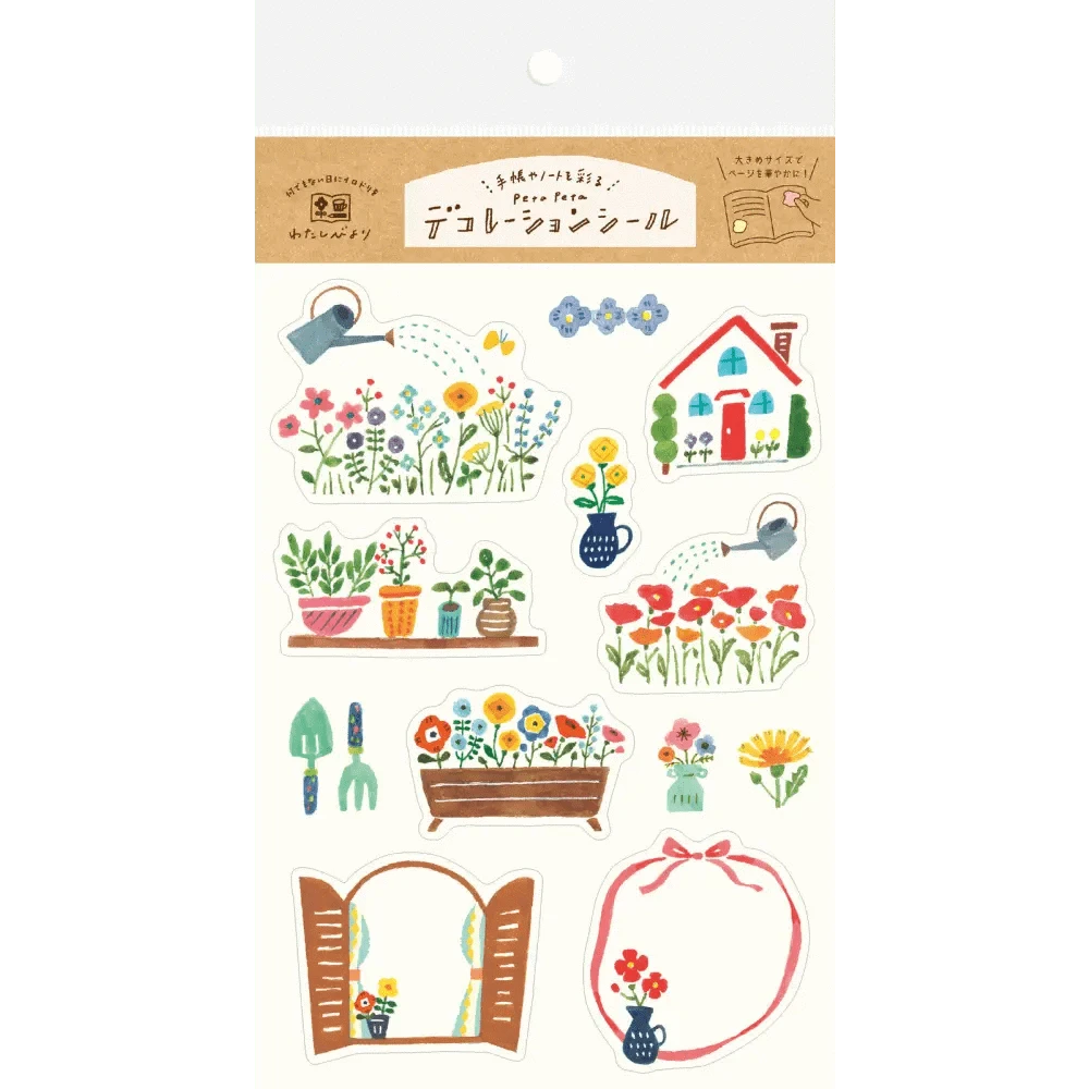 FURUKAWASHIKO Sticker Sheet Furukawa Shiko Garden Sticker Sheet