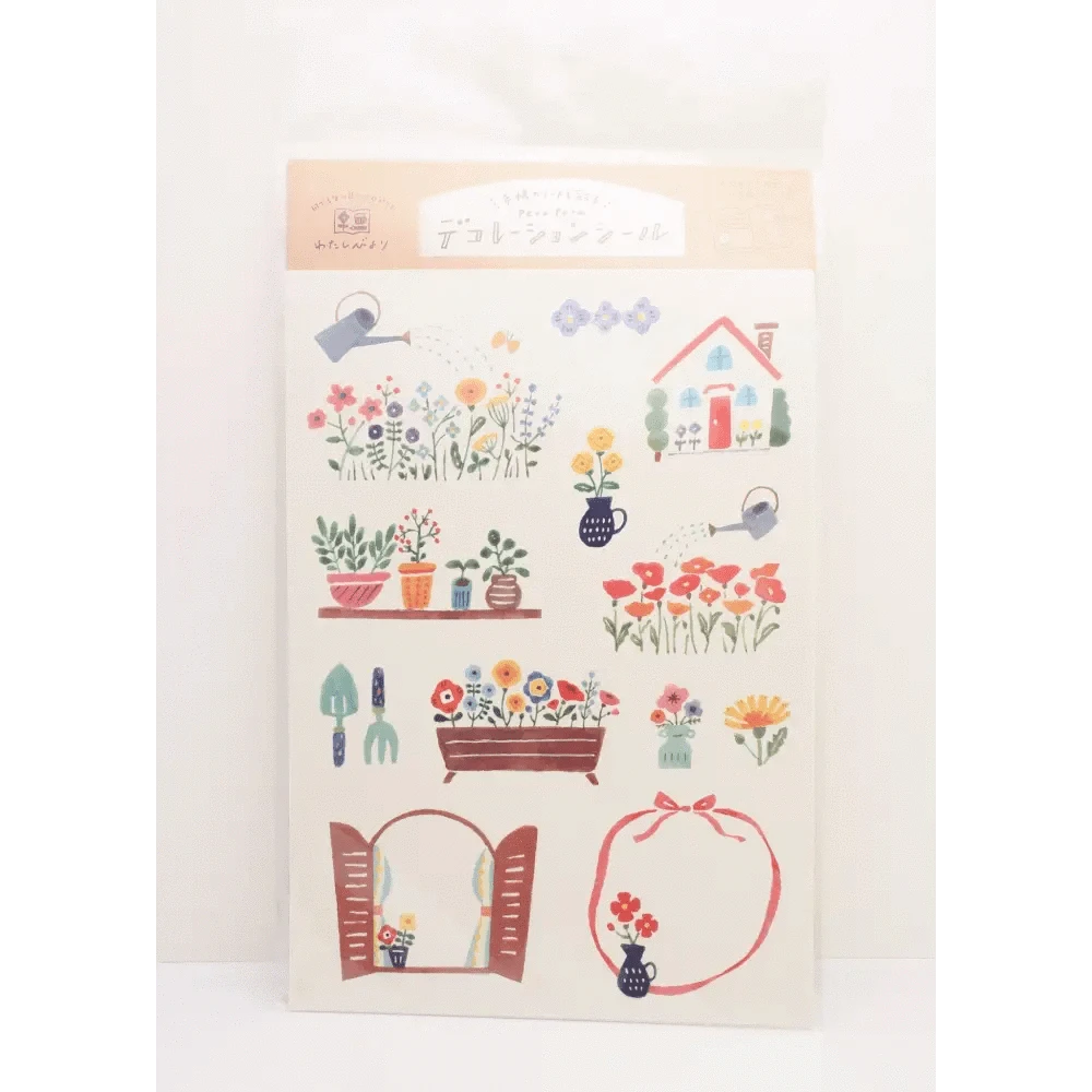 FURUKAWASHIKO Sticker Sheet Furukawa Shiko Garden Sticker Sheet
