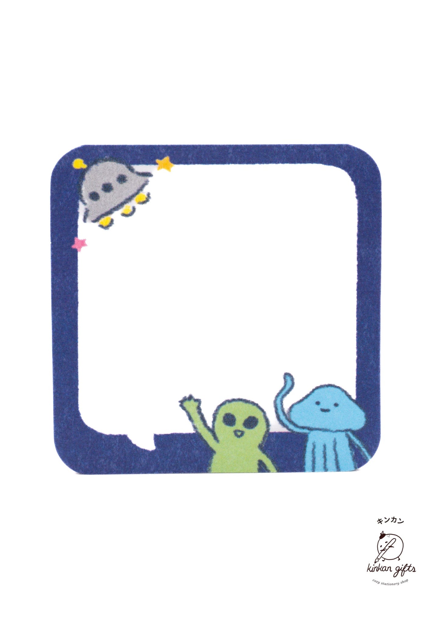 FURUKAWASHIKO Sticky Notes Alien Speech Bubble Furukawa Shiko Mini-Message Sticky Notes