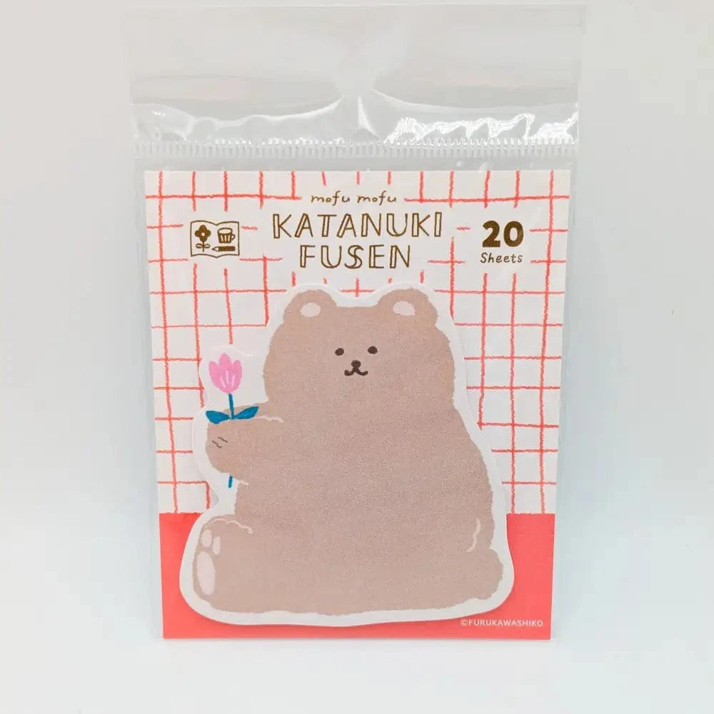 FURUKAWASHIKO Sticky Notes Sticky Notes - Watashi-biyori Series - Fluffy Bear
